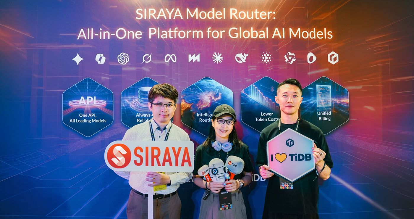 SIRAYA 獲台灣首家 TiDB 白金級合作夥伴 深化企業 AI 基礎架構布局